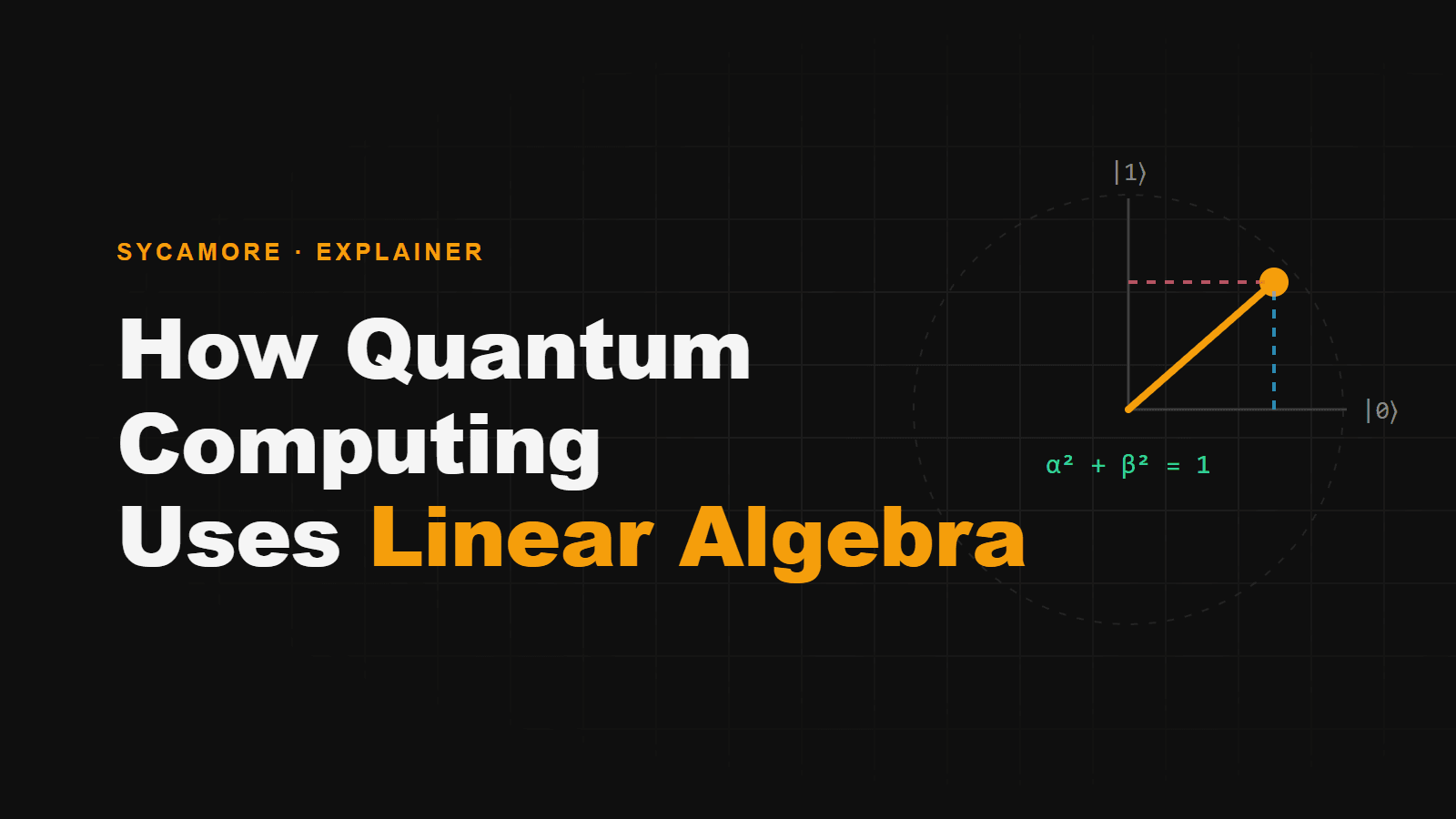 How Quantum Computing Uses Linear Algebra