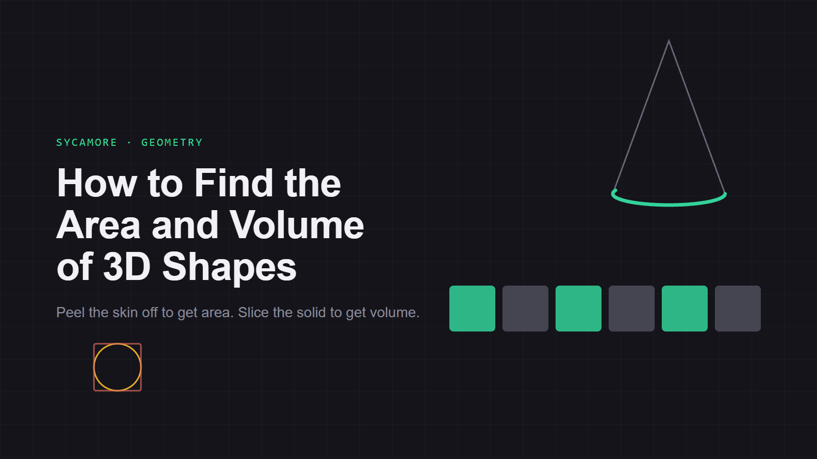 How to Find the Area and Volume of 3D Shapes