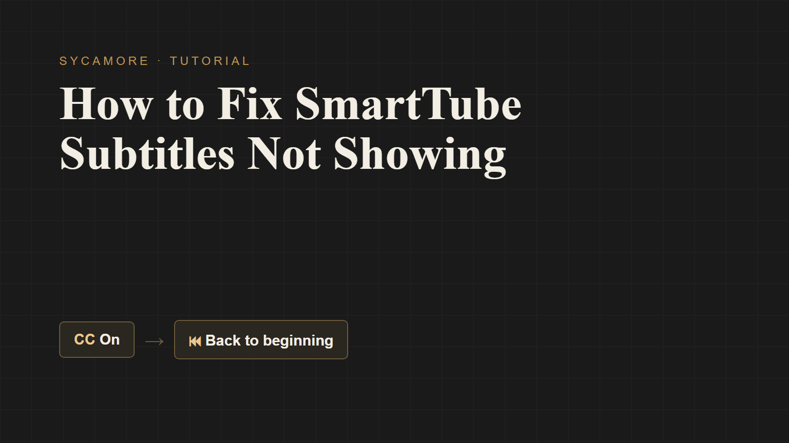 How to Fix SmartTube Subtitles Not Showing