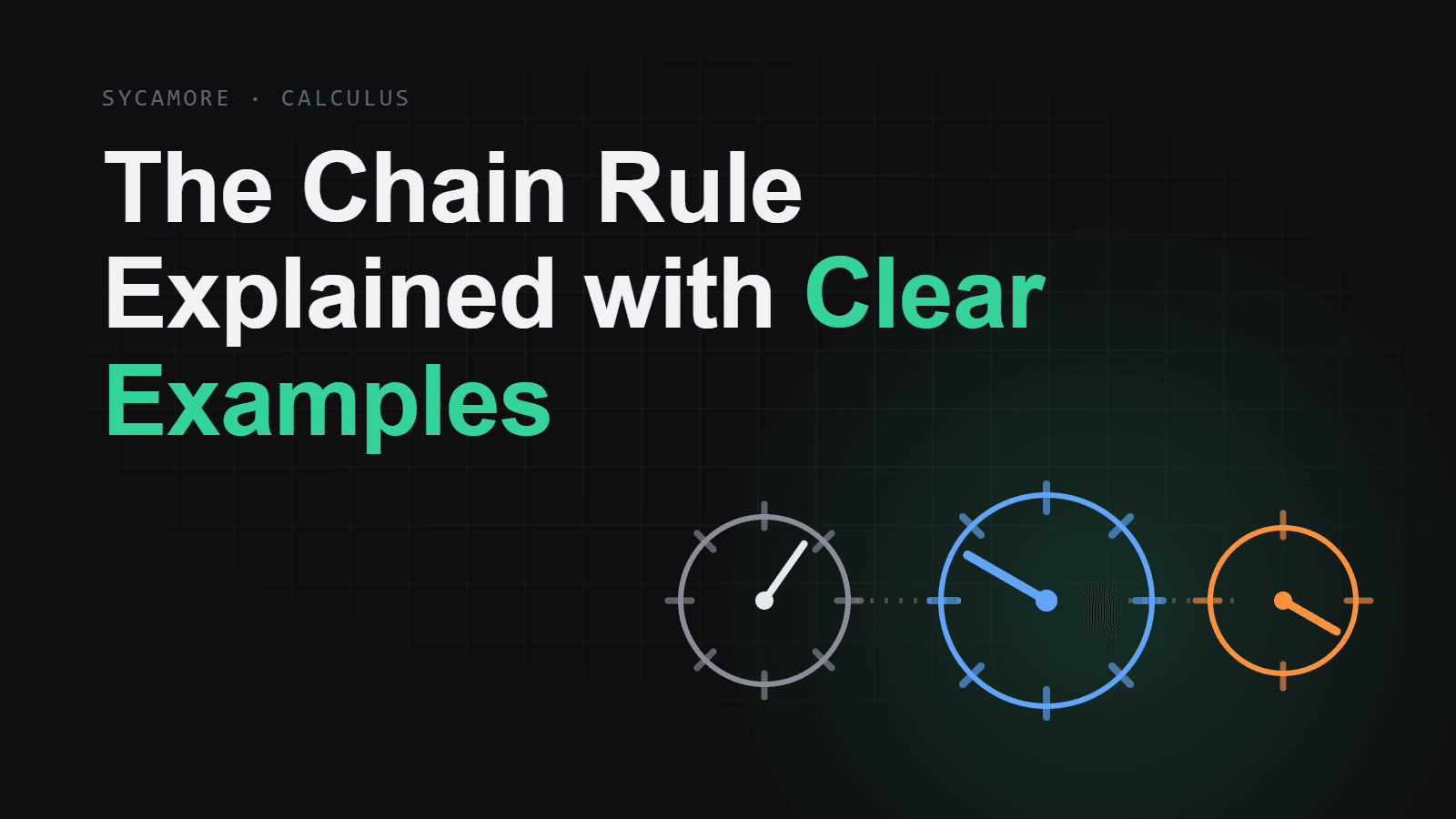 The Chain Rule Explained with Clear Examples
