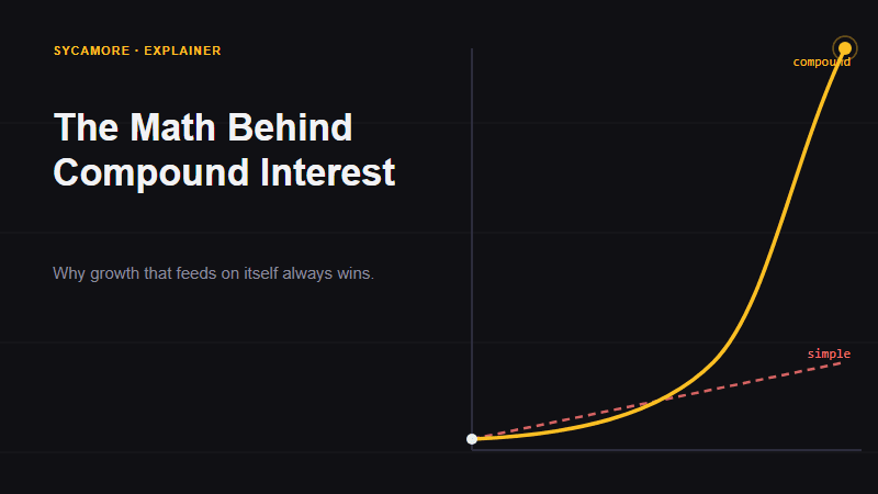 The Math Behind Compound Interest and Exponential Growth