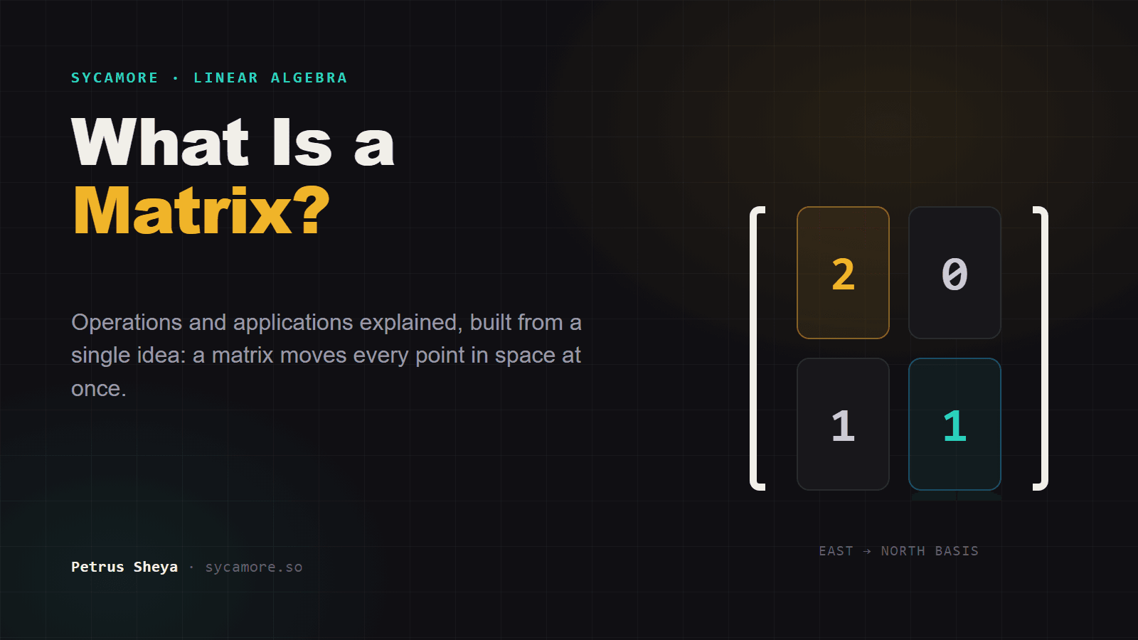 What Is a Matrix? Operations and Applications Explained