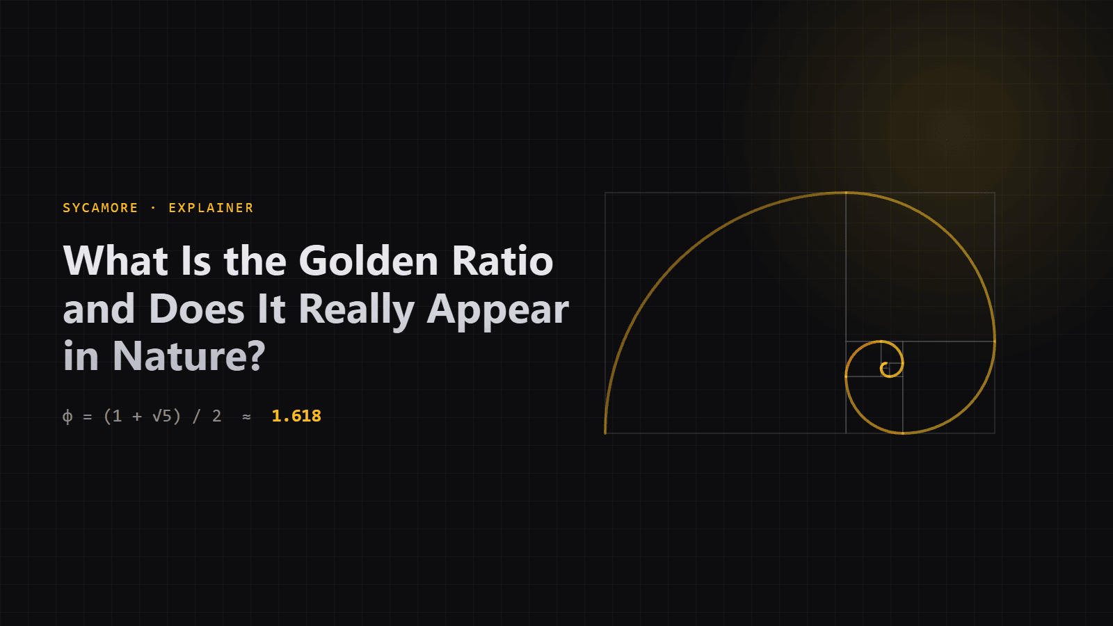What Is the Golden Ratio and Does It Really Appear in Nature?